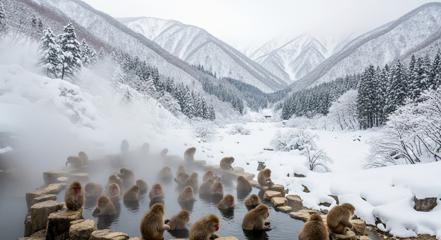 Winter Snow Monkey Park Experiences